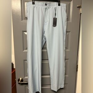 Michael Rouen Men’s Performance Proflex Pants. Light blue NWT size 38x30